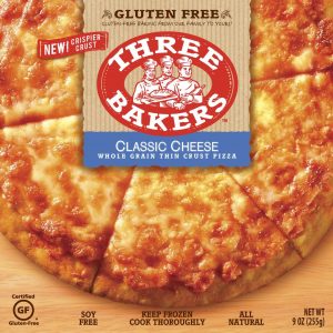 three bakers gluten free cheese pizza