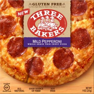 three bakers gluten free pepperoni pizza