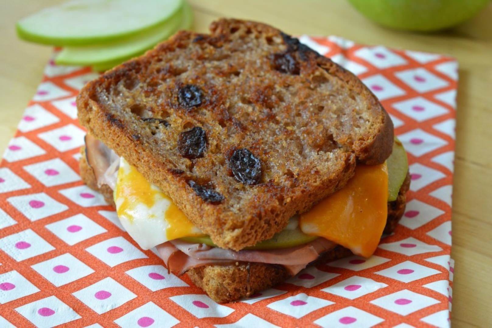 gluten-free sandwiches classic grilled ham apple and raisin